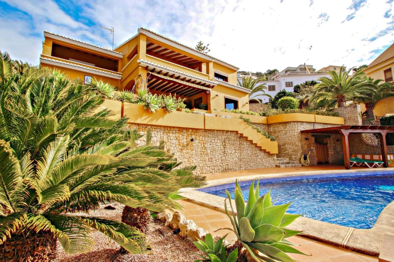 El Portet - Beachfront Holiday Home With Private Pool In Moraira Exteriör bild