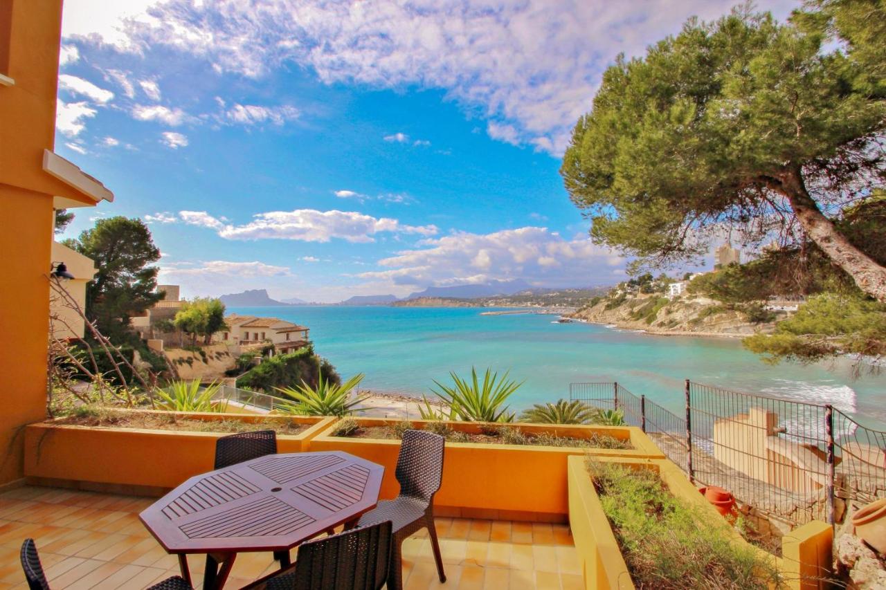 El Portet - Beachfront Holiday Home With Private Pool In Moraira Exteriör bild