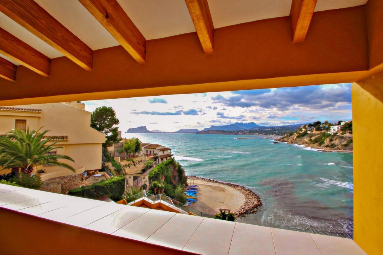 El Portet - Beachfront Holiday Home With Private Pool In Moraira Exteriör bild