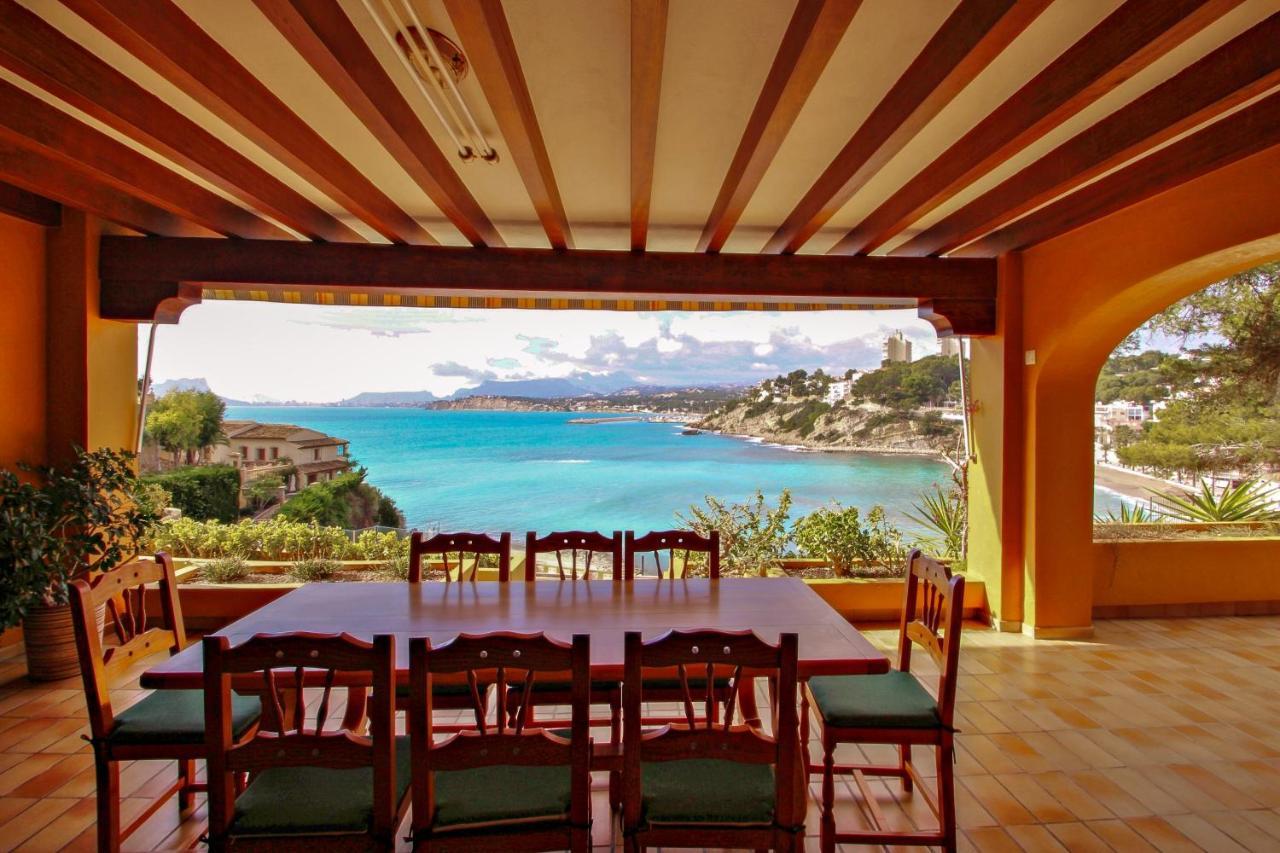El Portet - Beachfront Holiday Home With Private Pool In Moraira Exteriör bild